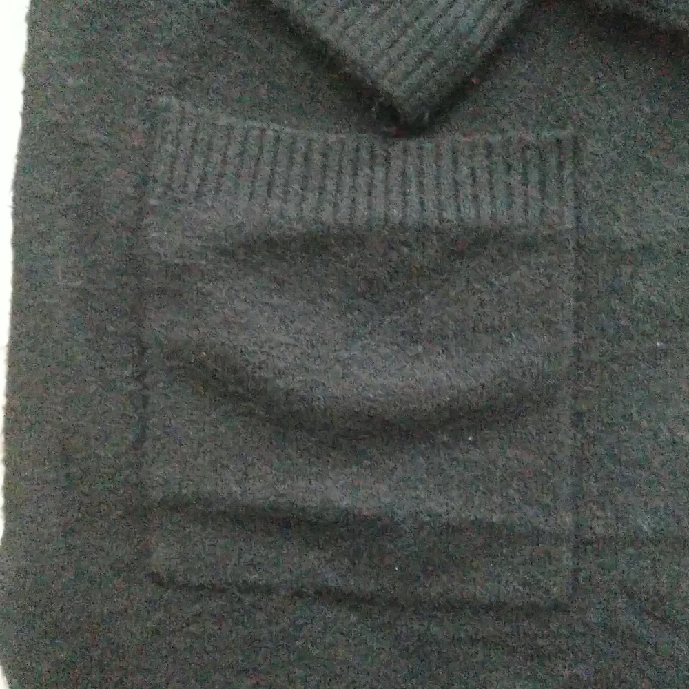 Fuzzy Open Front Sweater Double Pocket - Picture 5 of 5
